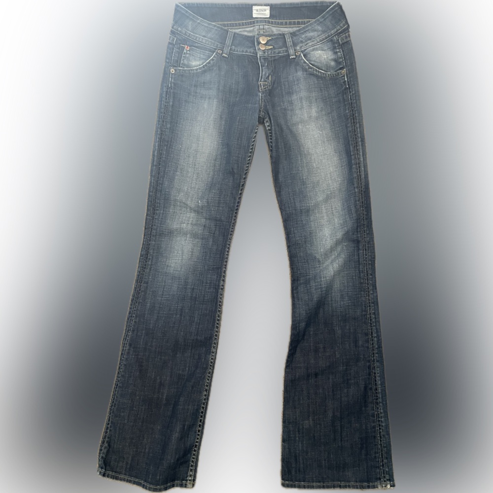 Hudson Jeans Women's Boot Cut Washed Blue Denim; size 29